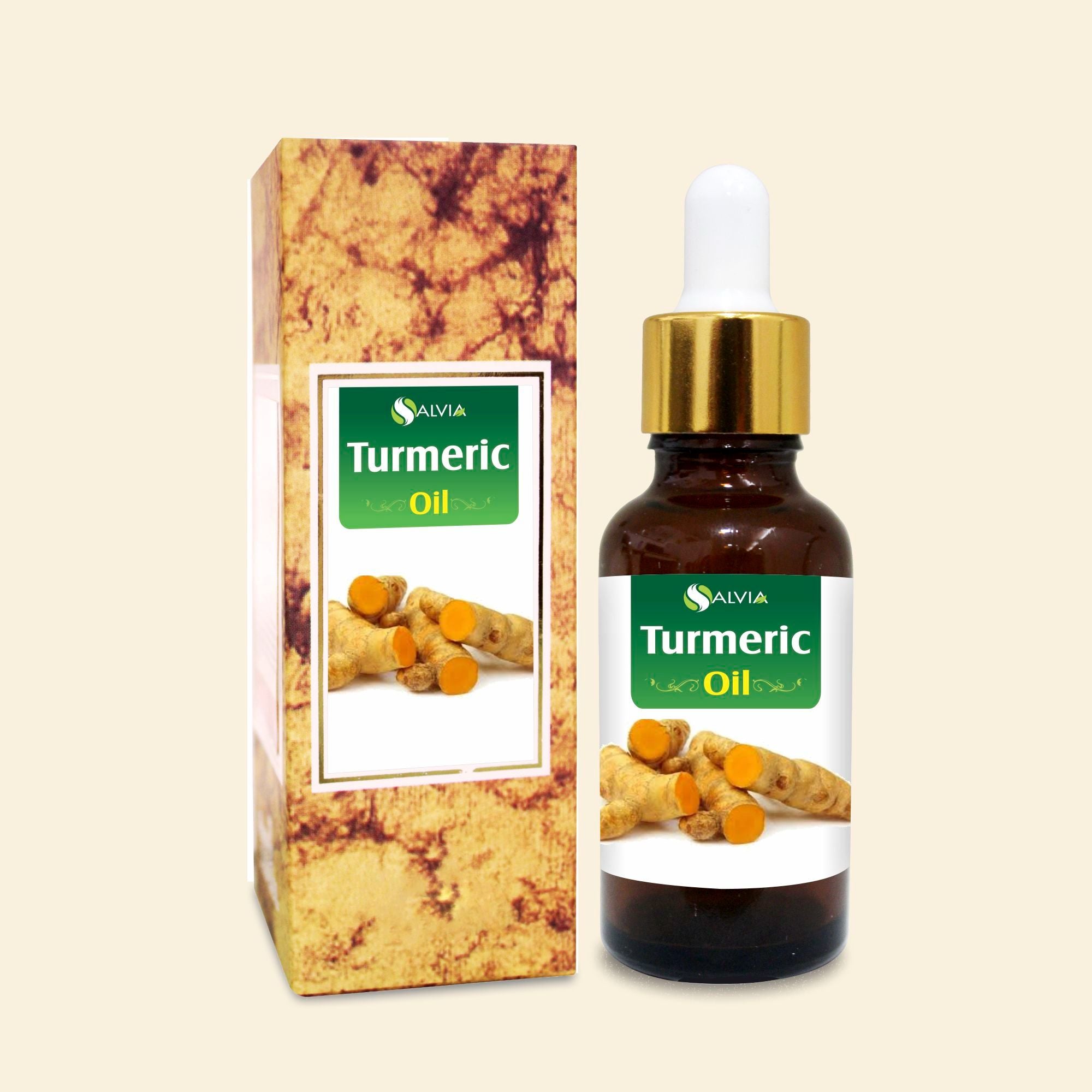 Salvia Natural Essential Oils Turmeric Oil for Skincare and Hair care